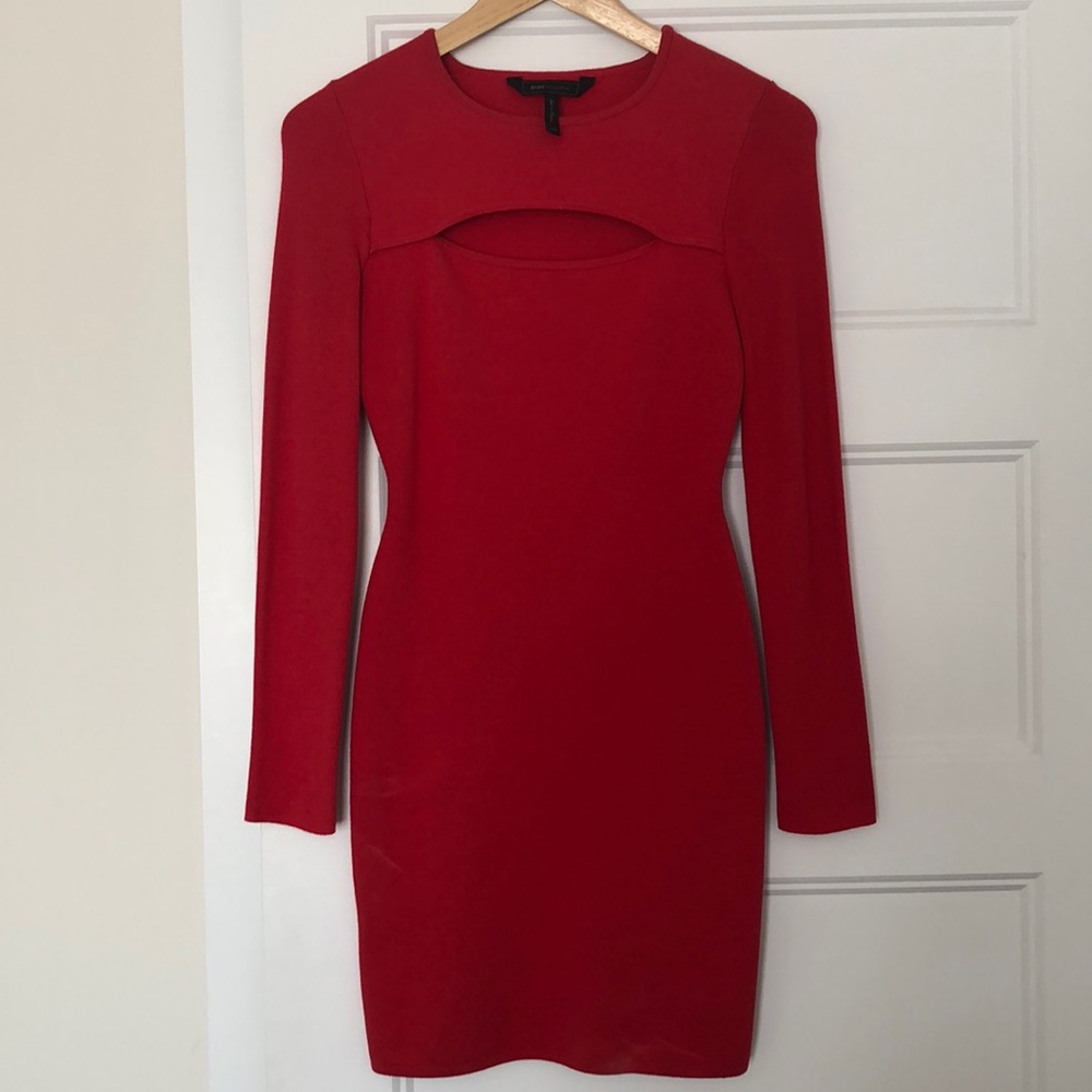 BCBG red dress